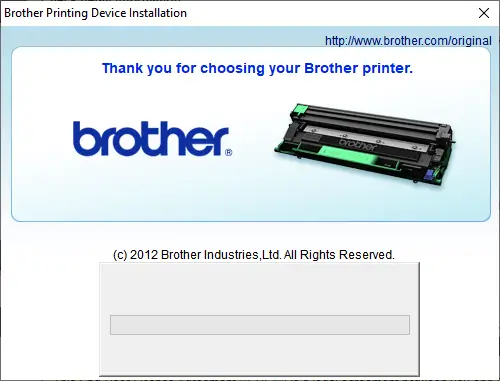 Driver installation for Brother MFC-9970CDW step 2