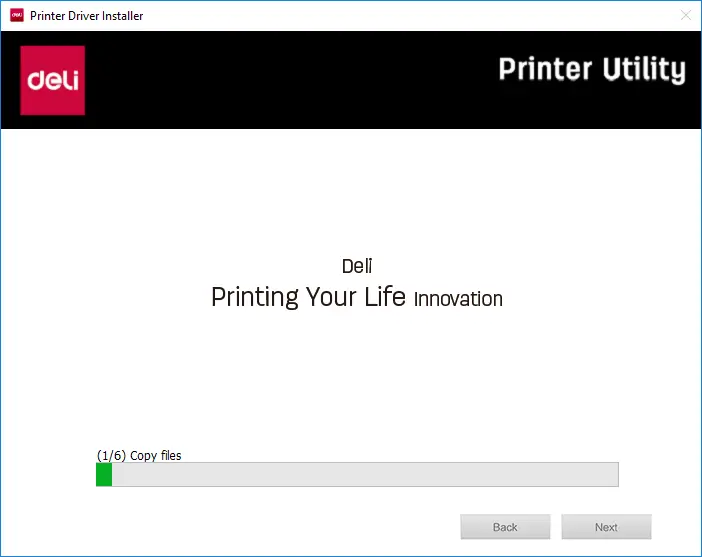 Installing the driver for Dell B2375dfw Mono Multifunction Printer step 1