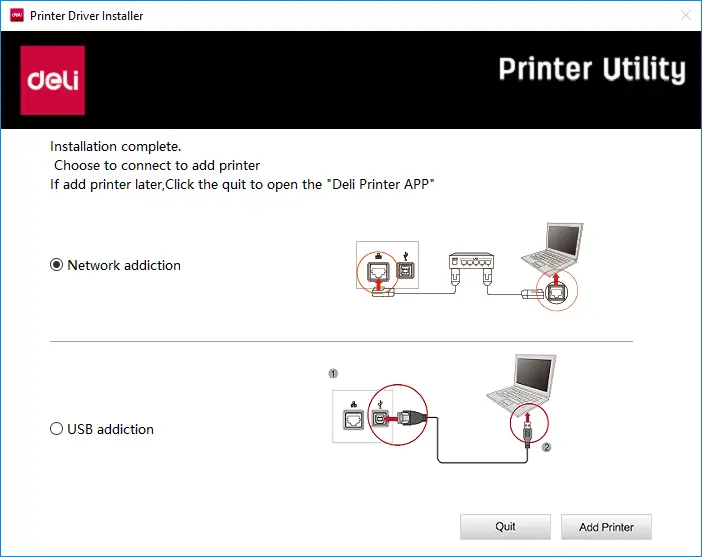 Installing the driver for Dell B2375dfw Mono Multifunction Printer step 2