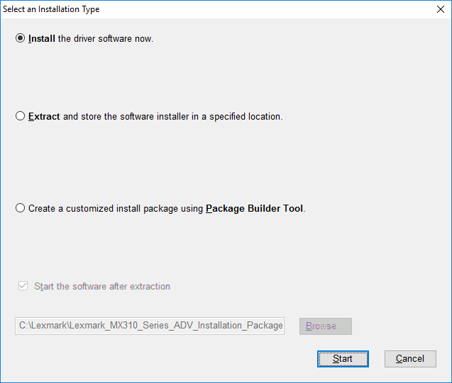 Installing the driver for Lexmark E260dn