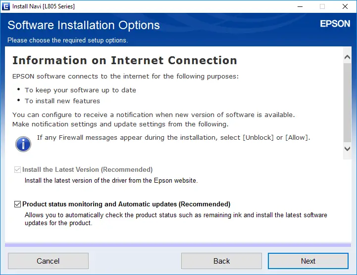 Driver installation for Epson WorkForce AL-C300TN step 1 Driver installation for Epson WorkForce AL-C300TN step 1